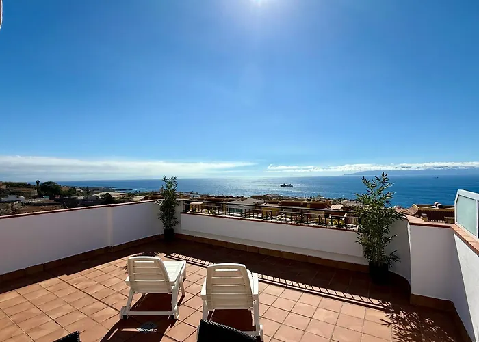 Grand And Luxurious Duplex With Large Terrace And Amazing Sea Views * Пуэрто-де-Сантьяго